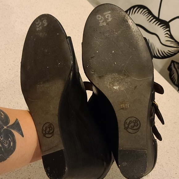 Lucky Brand Buckle Heels - Picture 5 of 7